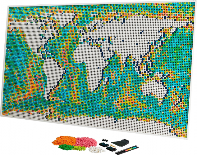LEGO® Art 31203 Mapa świata