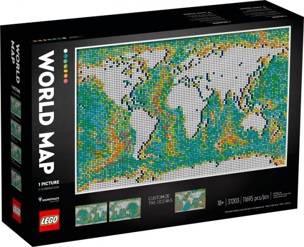 LEGO® Art 31203 Wereldkaart