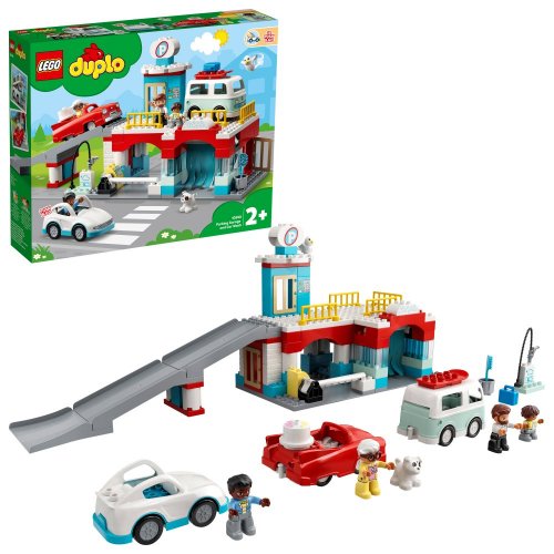 LEGO® DUPLO® 10948 Parking piętrowy i myjnia samochodowa
