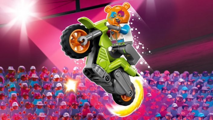 LEGO® City 60356 Medve kaszkadőr motorkerékpár