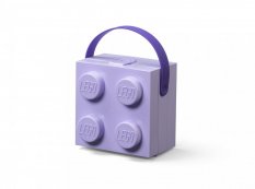 LEGO® pudełko z uchwytem - fioletowy
