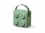 LEGO® doboz fogantyúval - hadsereg zöld