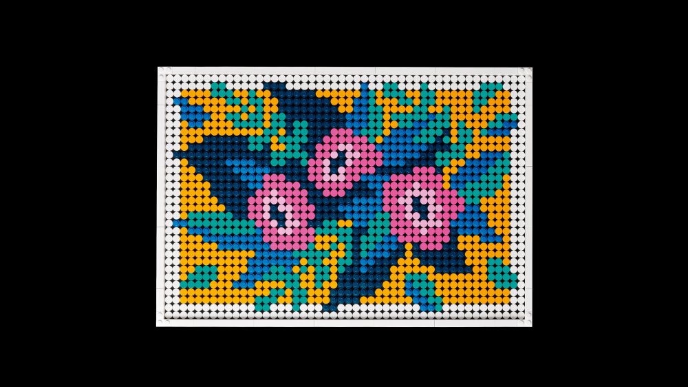LEGO Art 31207 Art Floral, Accessoire Décoration Intérieure, Fleurs  Artificielles, Adultes pas cher 