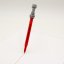 LEGO® Star Wars gelové pero Světelný meč - červené