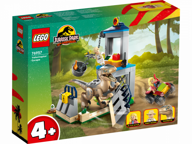 LEGO® Jurassic World™ 76957 Flucht des Velociraptors