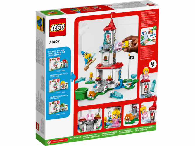 LEGO® Super Mario™ 71407 Ensemble d’extension La Tour gelée et le costume de Peach chat