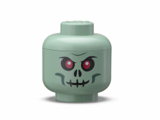 LEGO® Aufbewahrungsbox (mini) - Skelettkopf in Grün