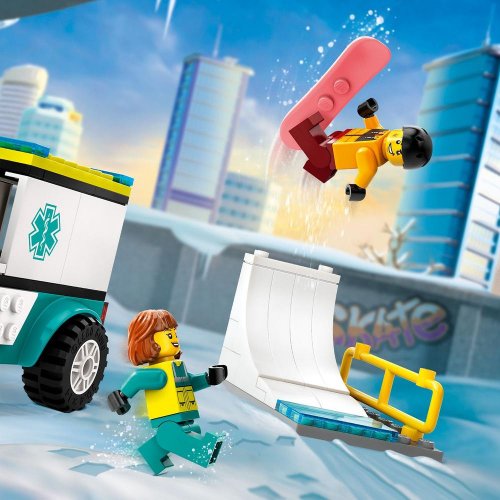 LEGO® City 60403 Ambulance en snowboarder