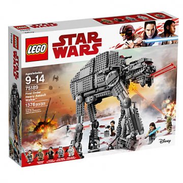 Nové LEGO Star Wars 75189 Těžký útočný chodec Prvního řádu