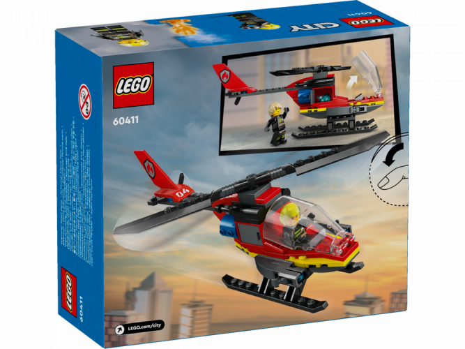 LEGO® City 60411 Helicóptero de Rescate de Bomberos